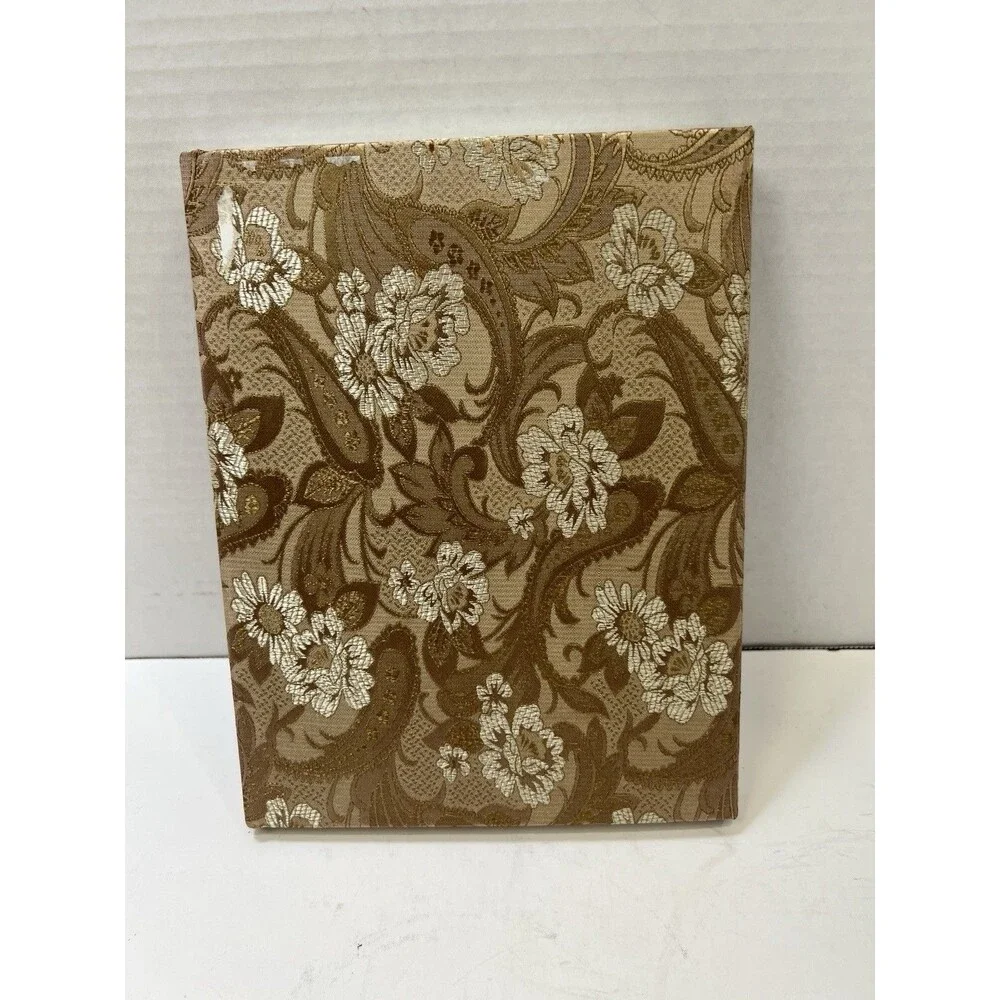 Markings By Gibson Brocade Fabric covered Journal Notebook Hardcover Diary NEW